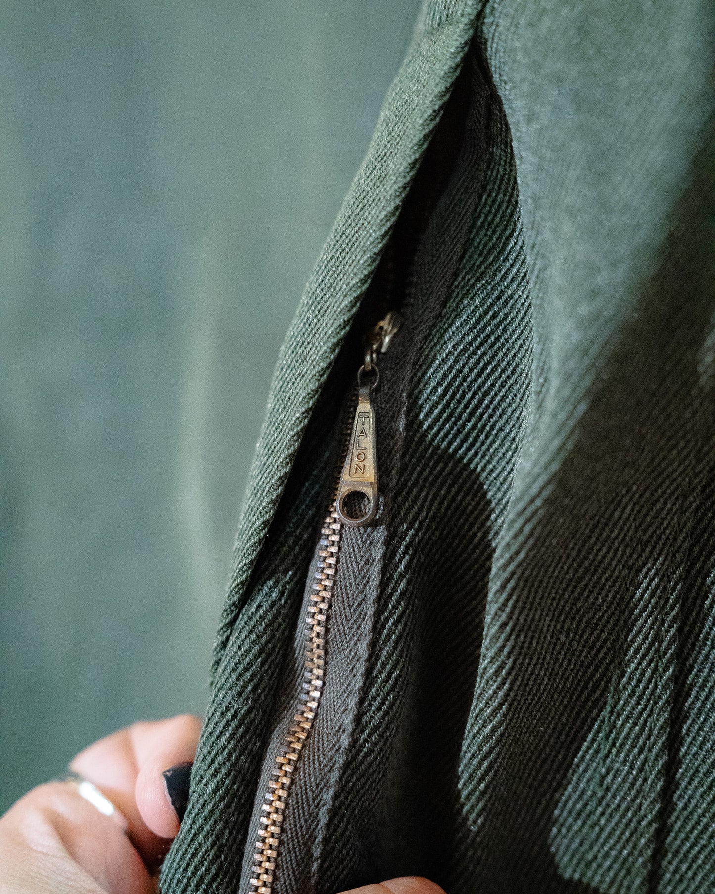 1950s DAY'S Ranger Whipcord Wool Cropped Sleeve Cruiser Jacket
