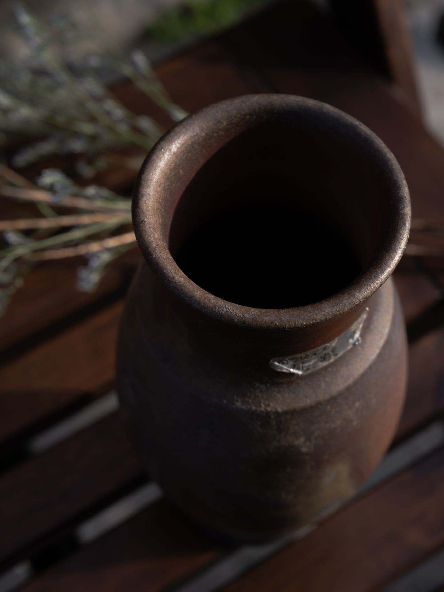 SHOWA ERA - Vase 昭和時期 備前焼 桃蹊堂 桃山窯 陶瓷花器