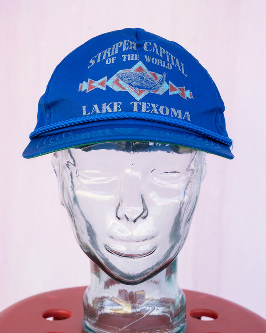 1980-90s "YOUNG AN" Lake Texoma Souvenir Rope Snapback