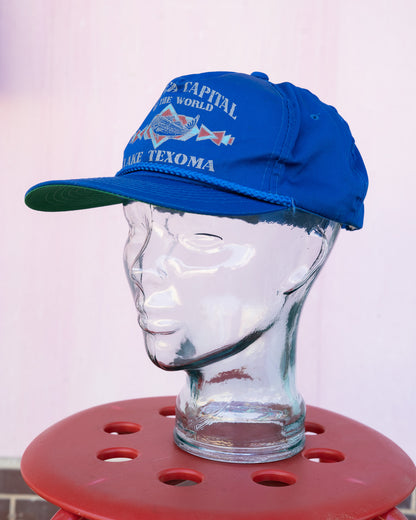 1980-90s "YOUNG AN" Lake Texoma Souvenir Rope Snapback