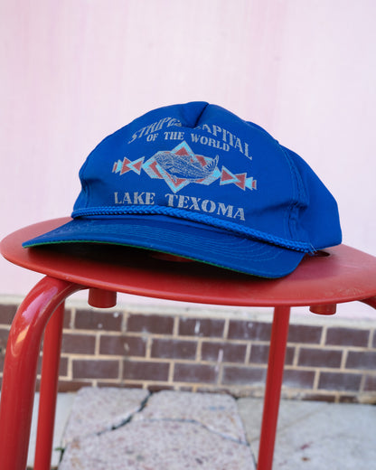 1980-90s "YOUNG AN" Lake Texoma Souvenir Rope Snapback