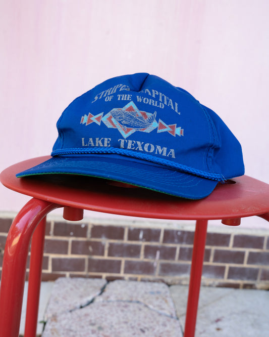 1980-90s "YOUNG AN" Lake Texoma Souvenir Rope Snapback