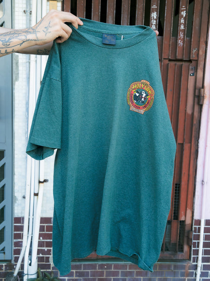 1990s "TENNESSEE RIVER GOLD" Holy Cow Las Vegas Striped Tee