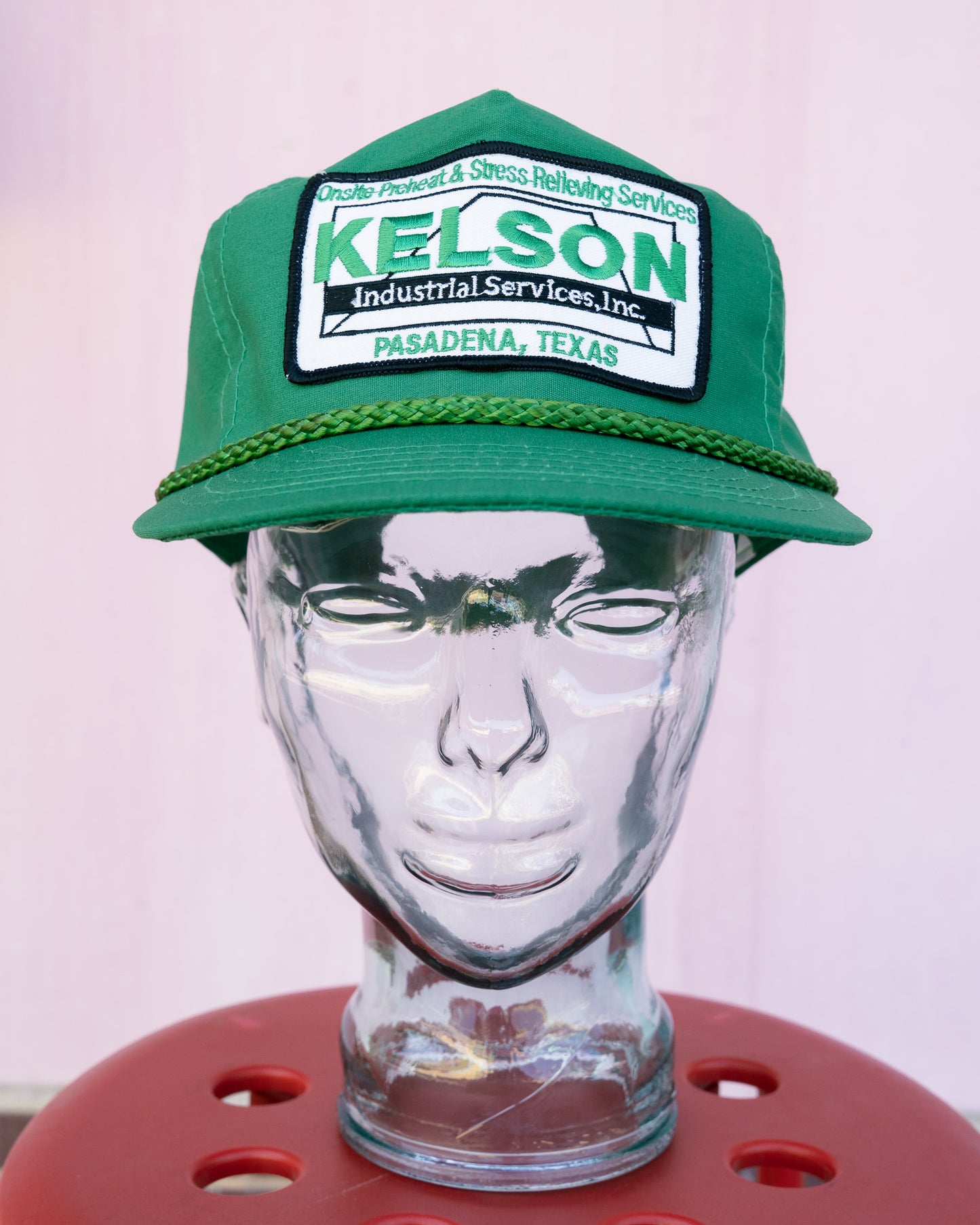 1980-90s "DESIGNER AWARD HEADWEAR" KELSON Industrial Services, Inc. Rope Cap