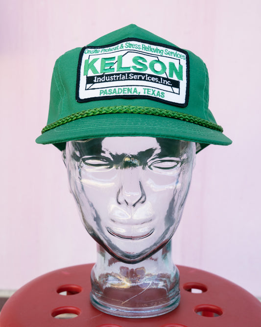 1980-90s "DESIGNER AWARD HEADWEAR" KELSON Industrial Services, Inc. Rope Cap