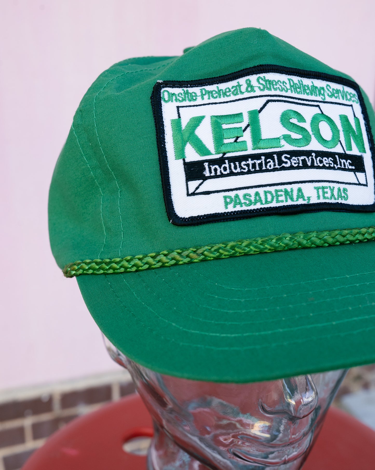 1980-90s "DESIGNER AWARD HEADWEAR" KELSON Industrial Services, Inc. Rope Cap