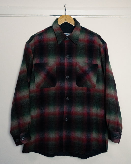 "VISION" Wool Shirt Jacket