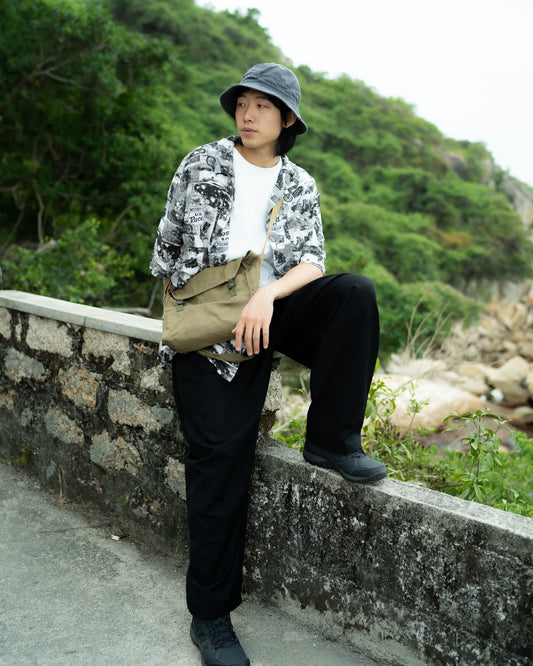 "PURITAN" Motorcycle Print Shirt