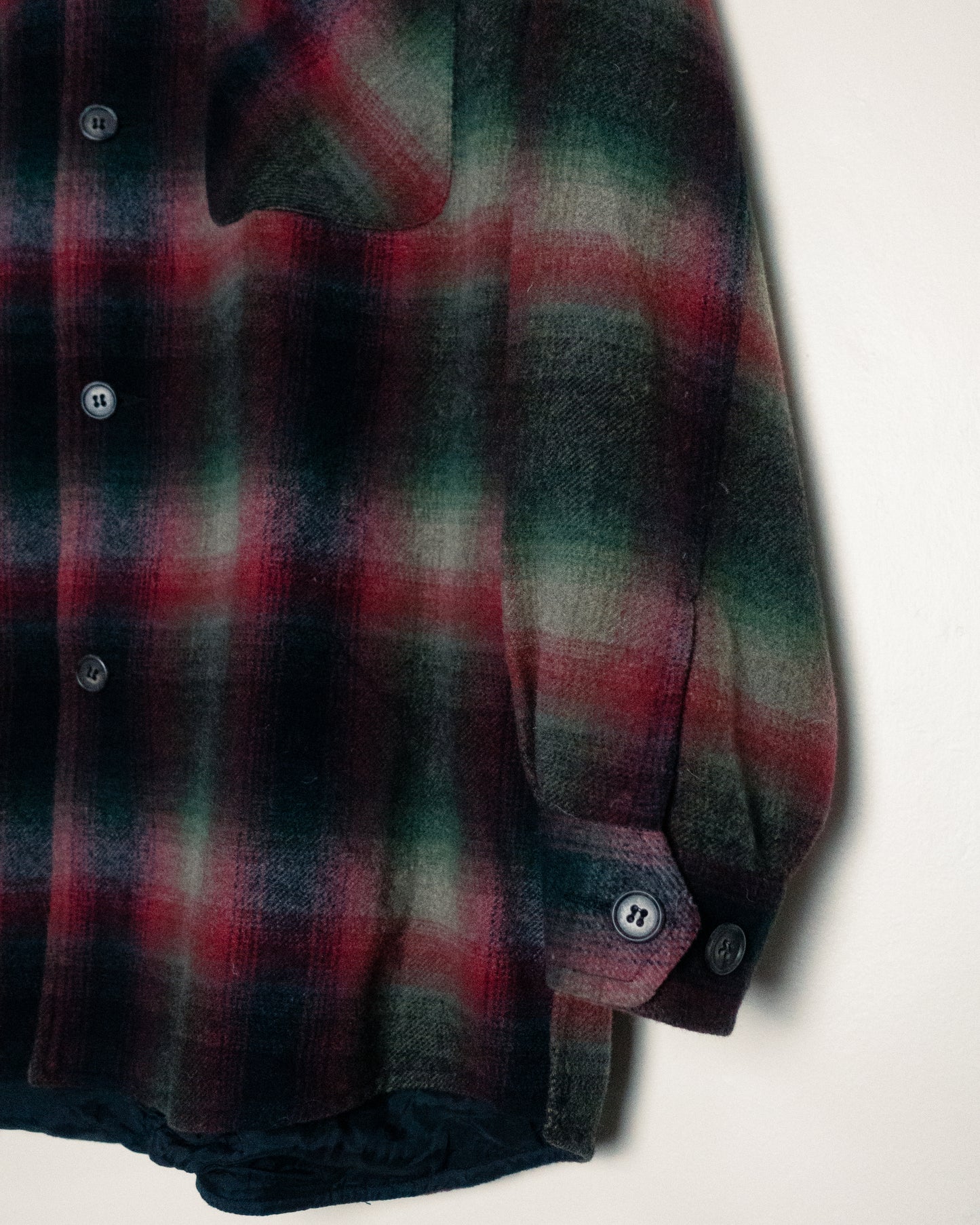 "VISION" Wool Shirt Jacket