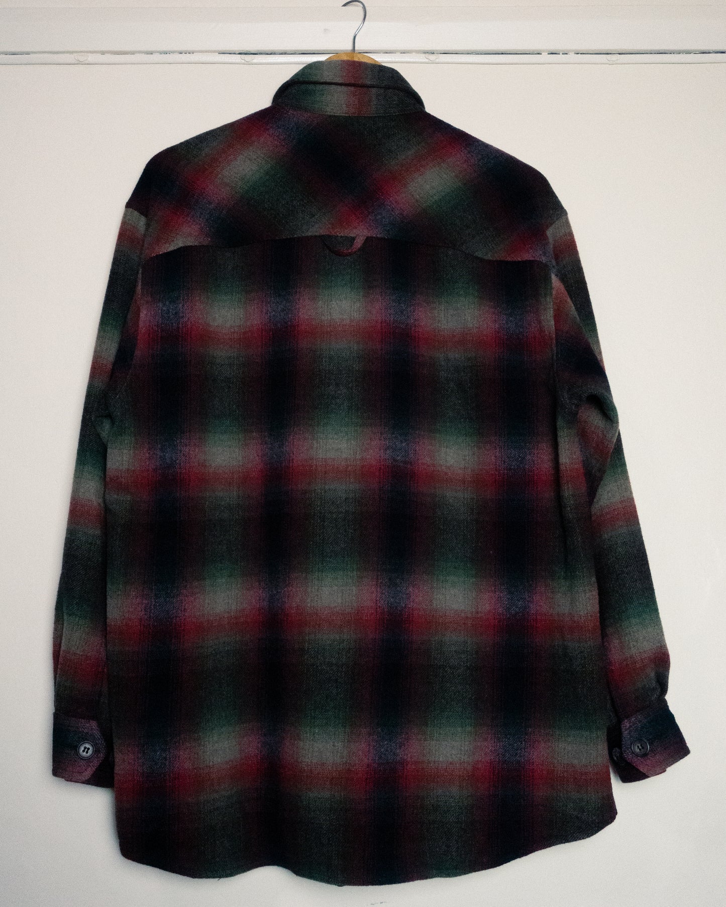 "VISION" Wool Shirt Jacket