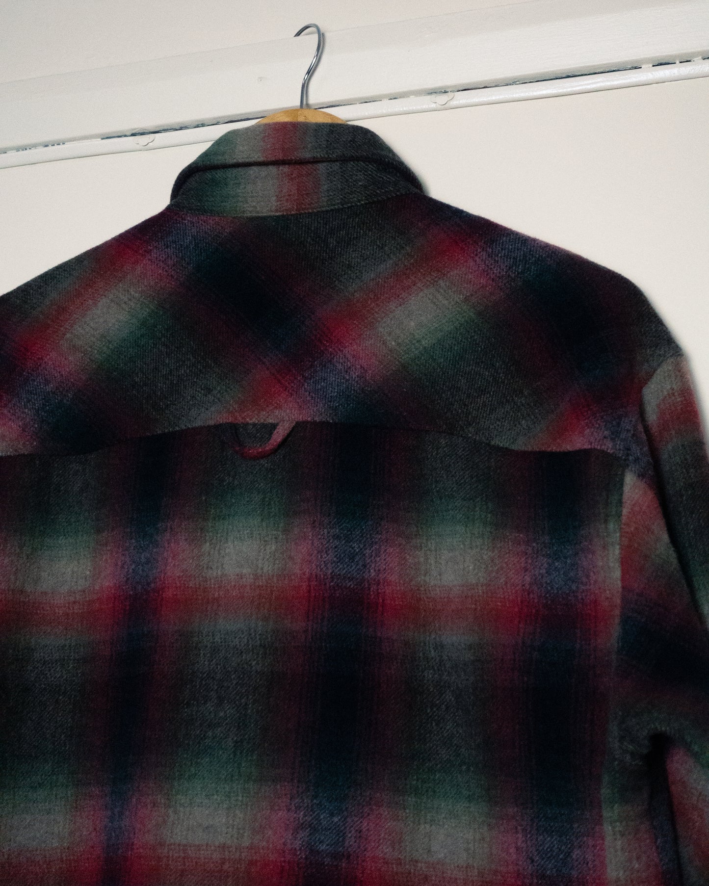"VISION" Wool Shirt Jacket