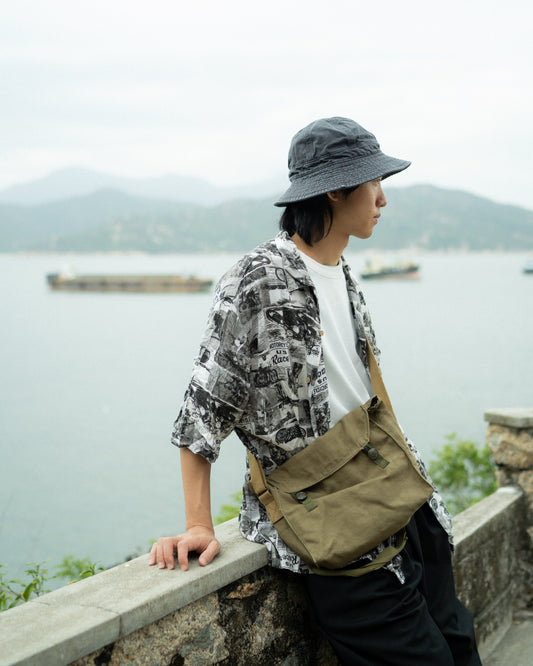 "PURITAN" Motorcycle Print Shirt