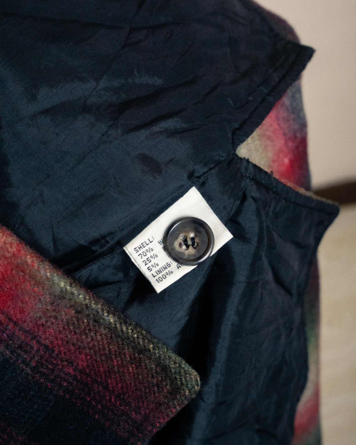 "VISION" Wool Shirt Jacket