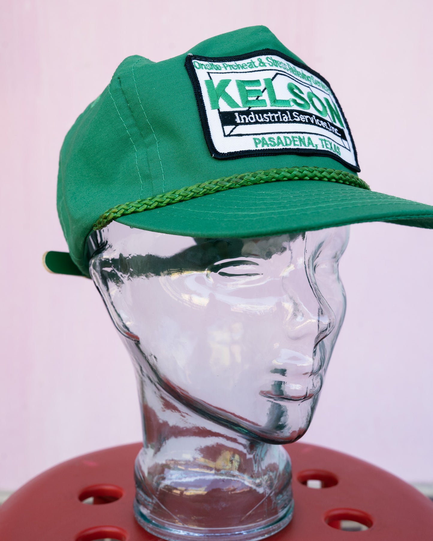 1980-90s "DESIGNER AWARD HEADWEAR" KELSON Industrial Services, Inc. Rope Cap