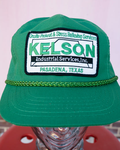 1980-90s "DESIGNER AWARD HEADWEAR" KELSON Industrial Services, Inc. Rope Cap