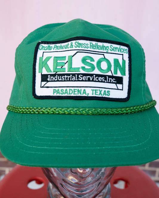 1980-90s "DESIGNER AWARD HEADWEAR" KELSON Industrial Services, Inc. Rope Cap