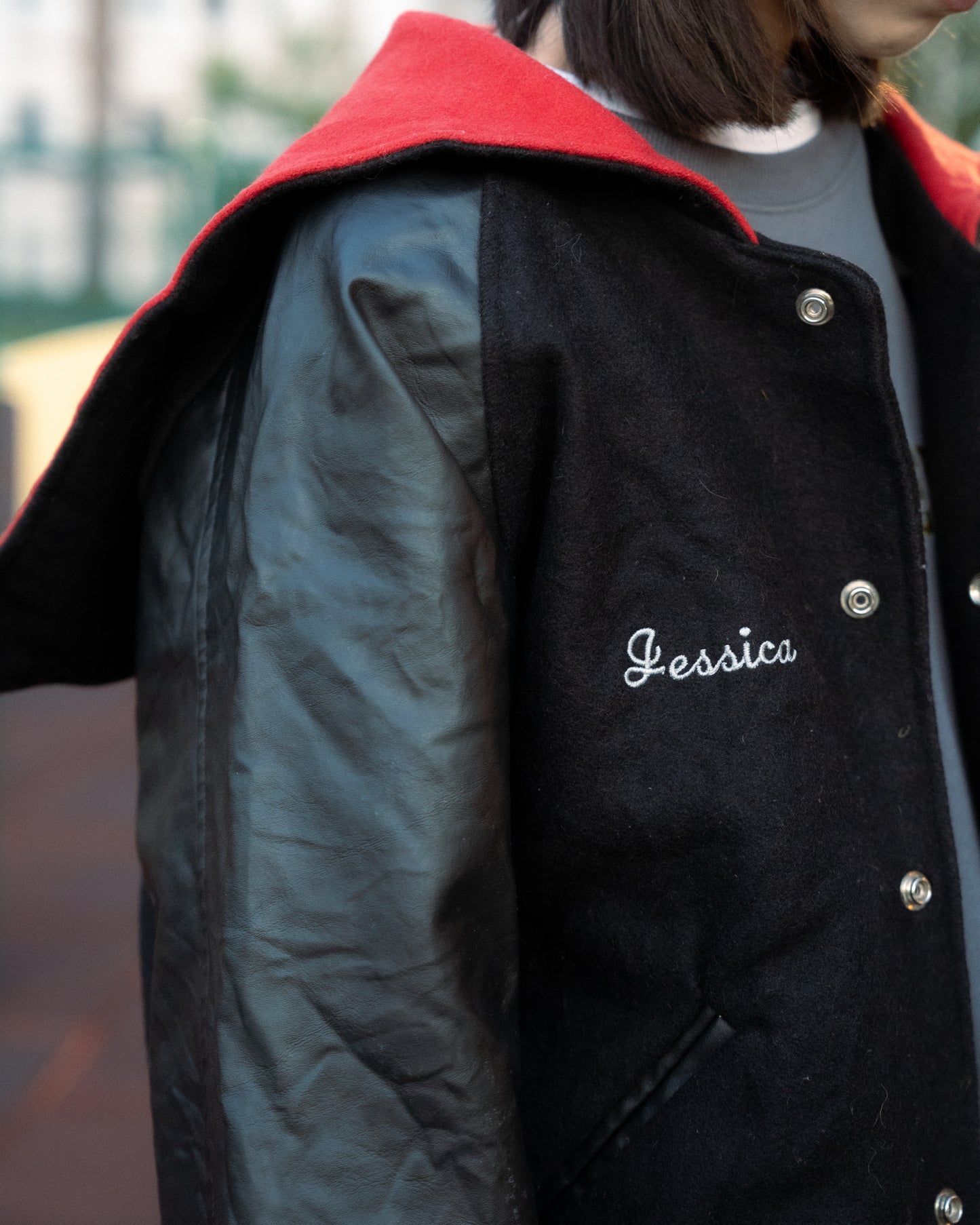"AWAROS USA" SILVER STARS Varisty Jacket