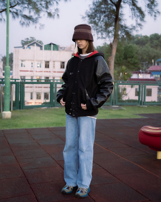 "AWAROS USA" SILVER STARS Varisty Jacket