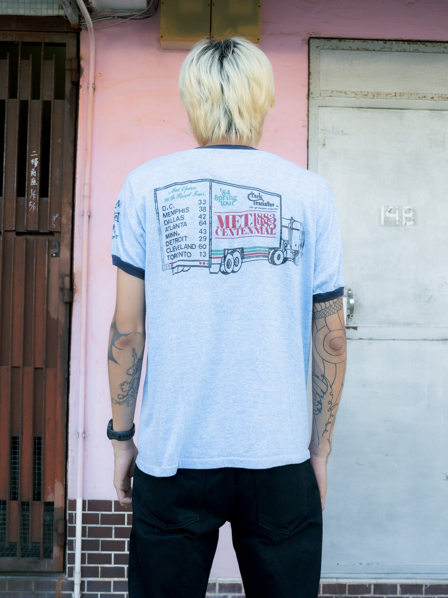 1984 "SPORTSWEAR" Met Opera 100th Year Road Tour Ringer Tee