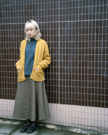 1960-70年代腈綸紐扣針織開襟衫