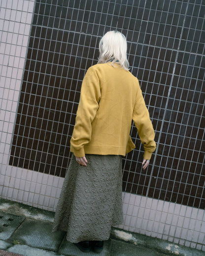 1960-70年代腈綸紐扣針織開襟衫