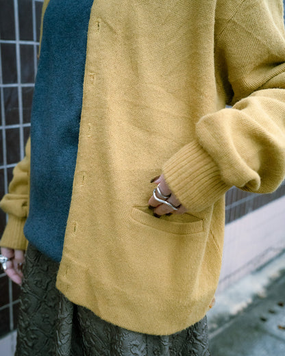 1960-70年代腈綸紐扣針織開襟衫