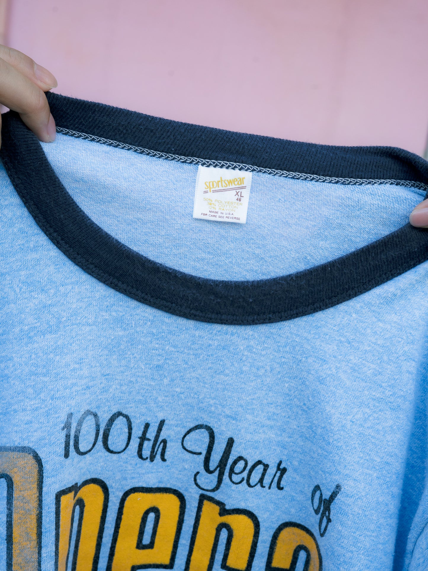 1984 "SPORTSWEAR" Met Opera 100th Year Road Tour Ringer Tee