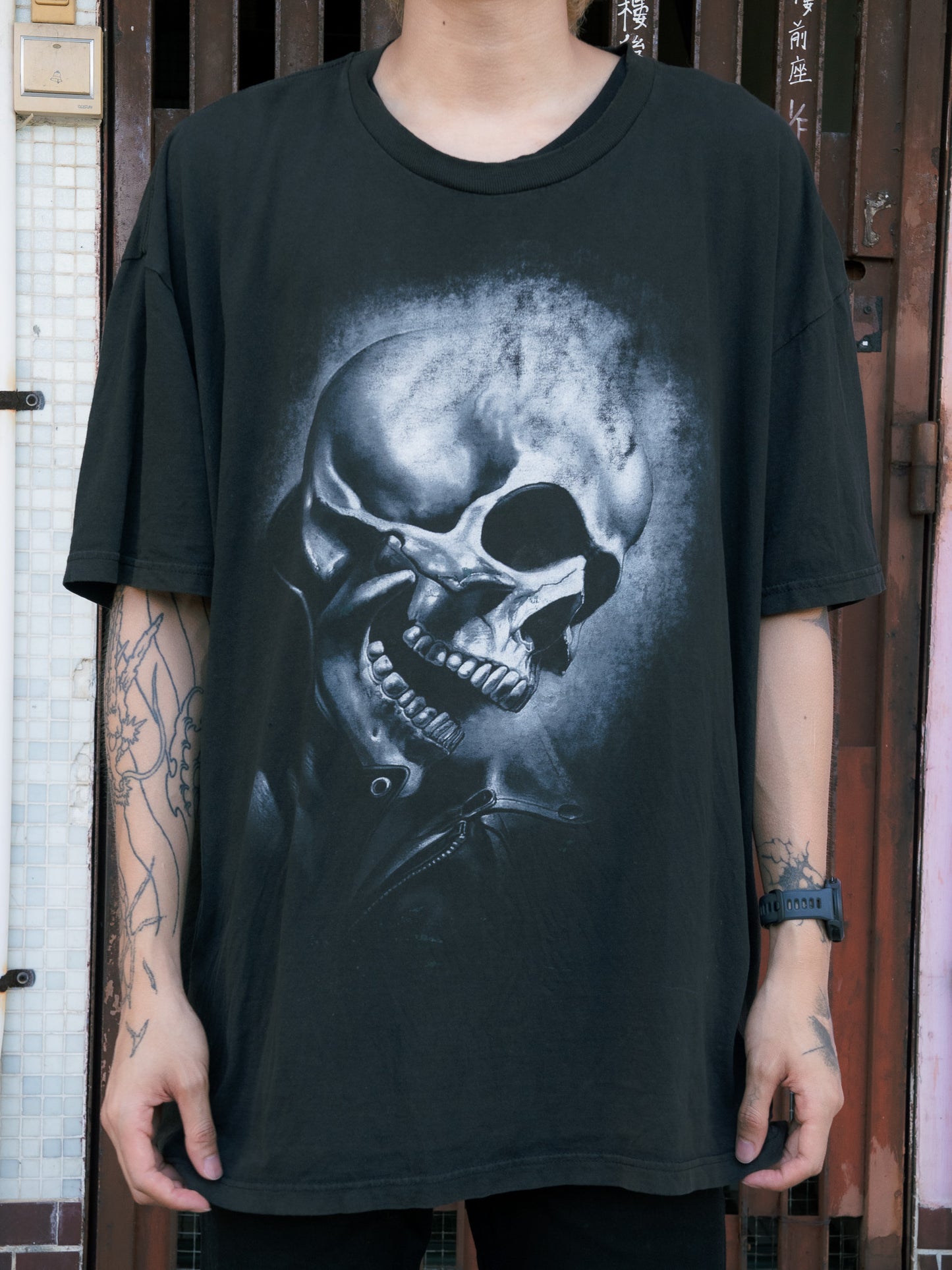 2000s "MAD ENGINE" Marvel Ghost Rider Skull Tee