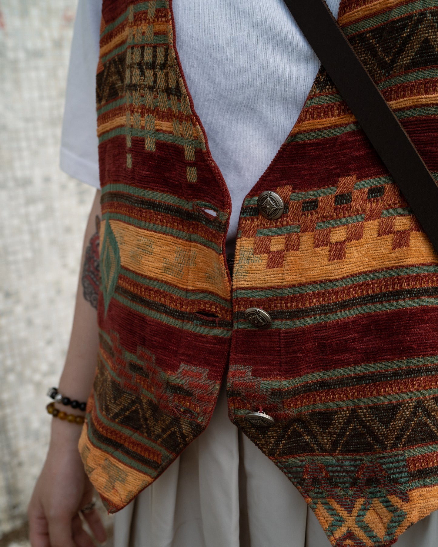 "ORVIS" Blanket Weave Vest