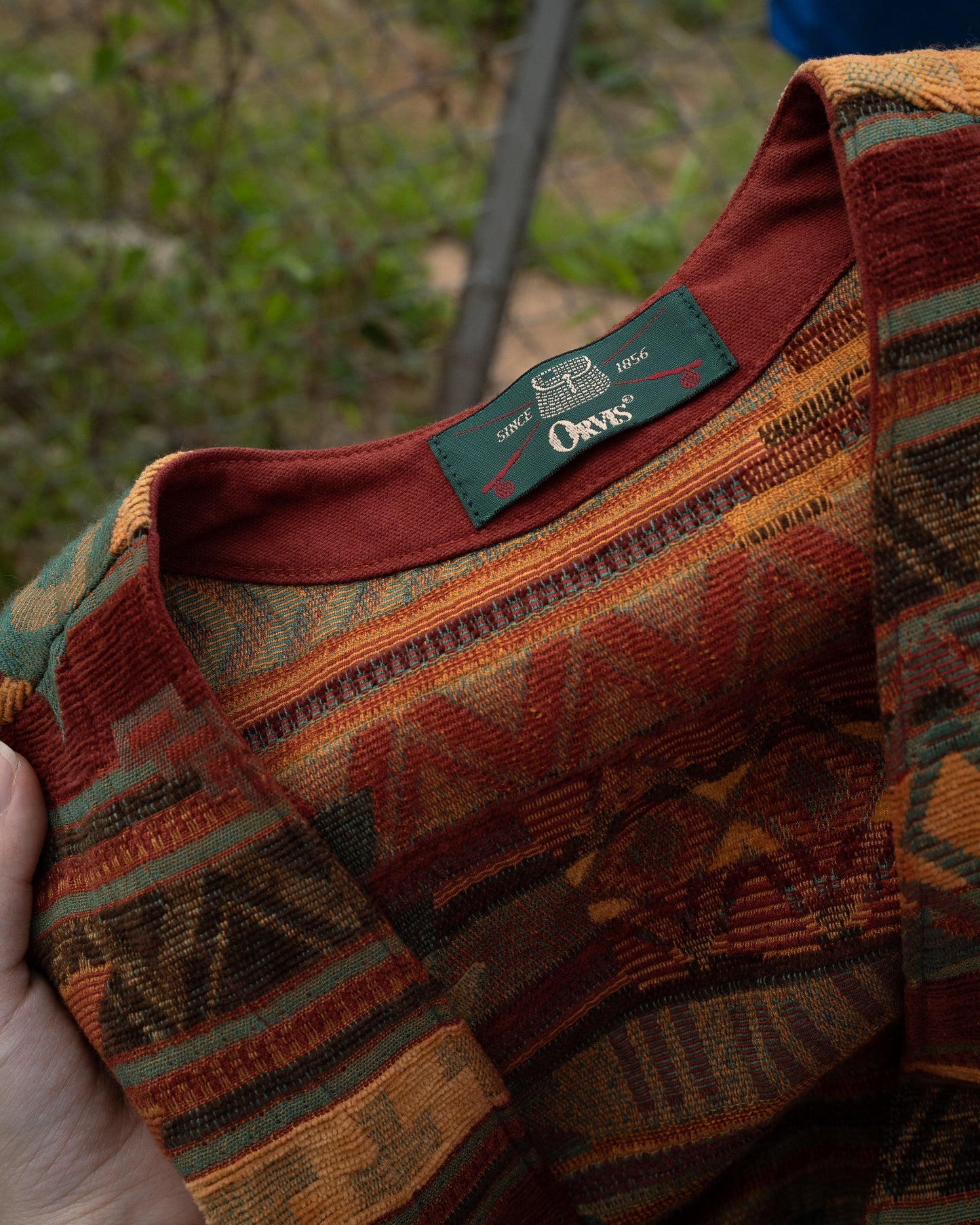 "ORVIS" Blanket Weave Vest