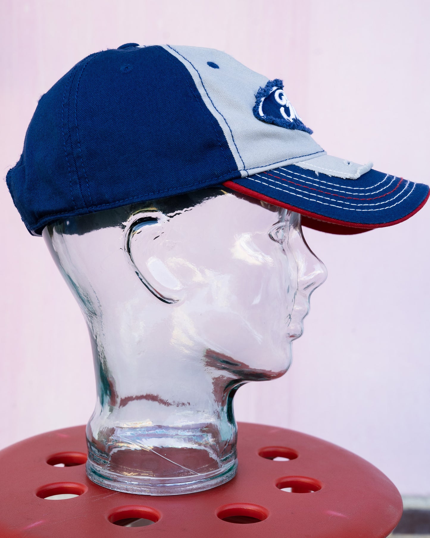 2000s "FORD" Destructed Double Layer Cap