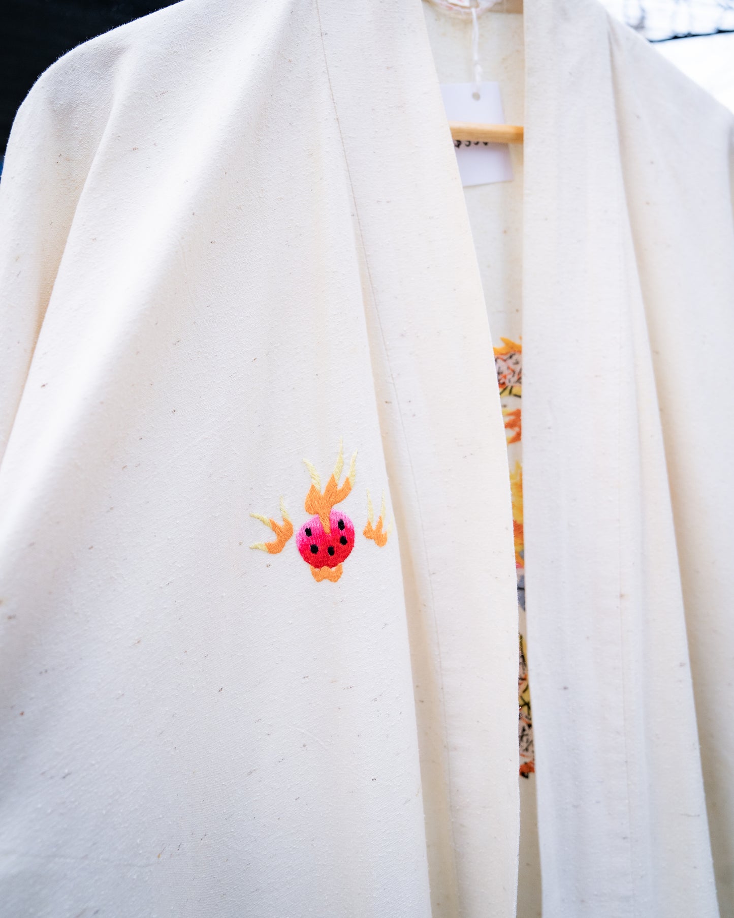 1970s Chinese "GOLDEN DRAGON" Dragon Embroidered Robe