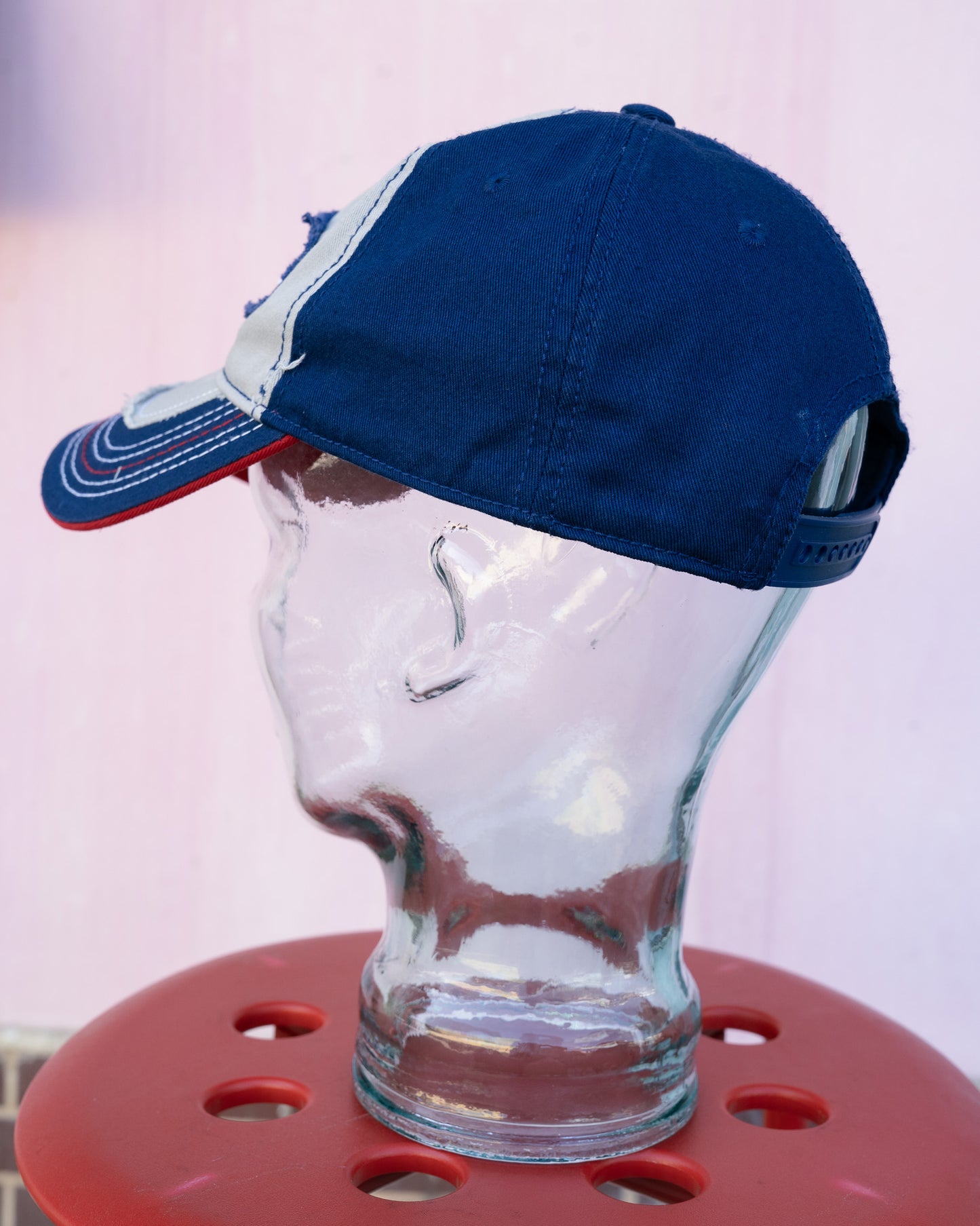2000s "FORD" Destructed Double Layer Cap