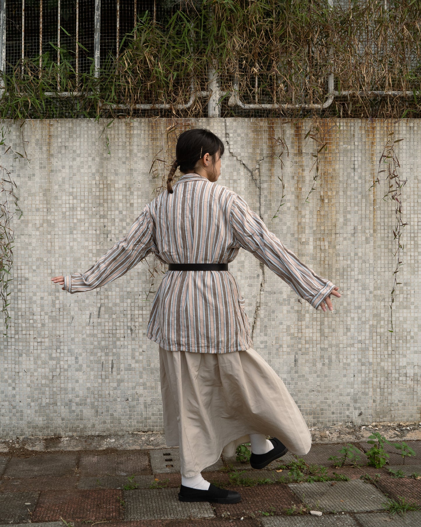 1950-60's Bulgarian Military Pajama Shirt