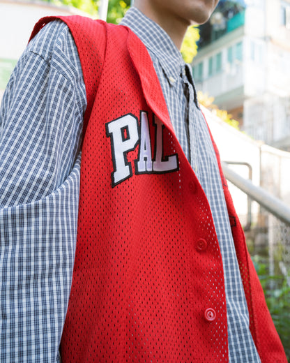 「MAJESTIC」パラティン ボタンアップ ジャージ