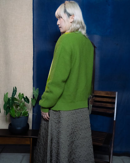 1960-70s Knit Button Up Cardigan