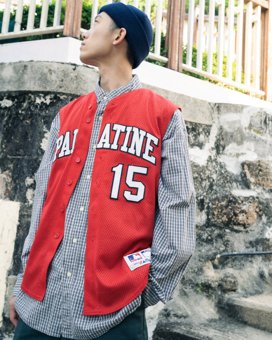 "MAJESTIC" Palatine Button Up Jersey