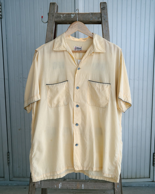 1950s "HILTON" Bowling Shirt