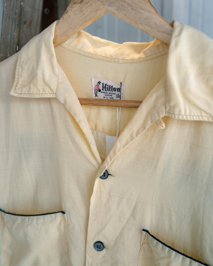 1950s "HILTON" Bowling Shirt