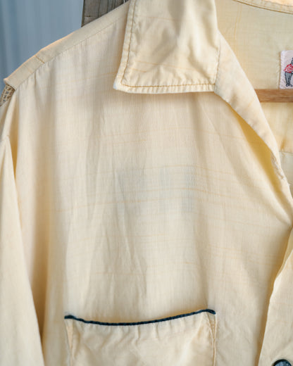 1950s "HILTON" Bowling Shirt