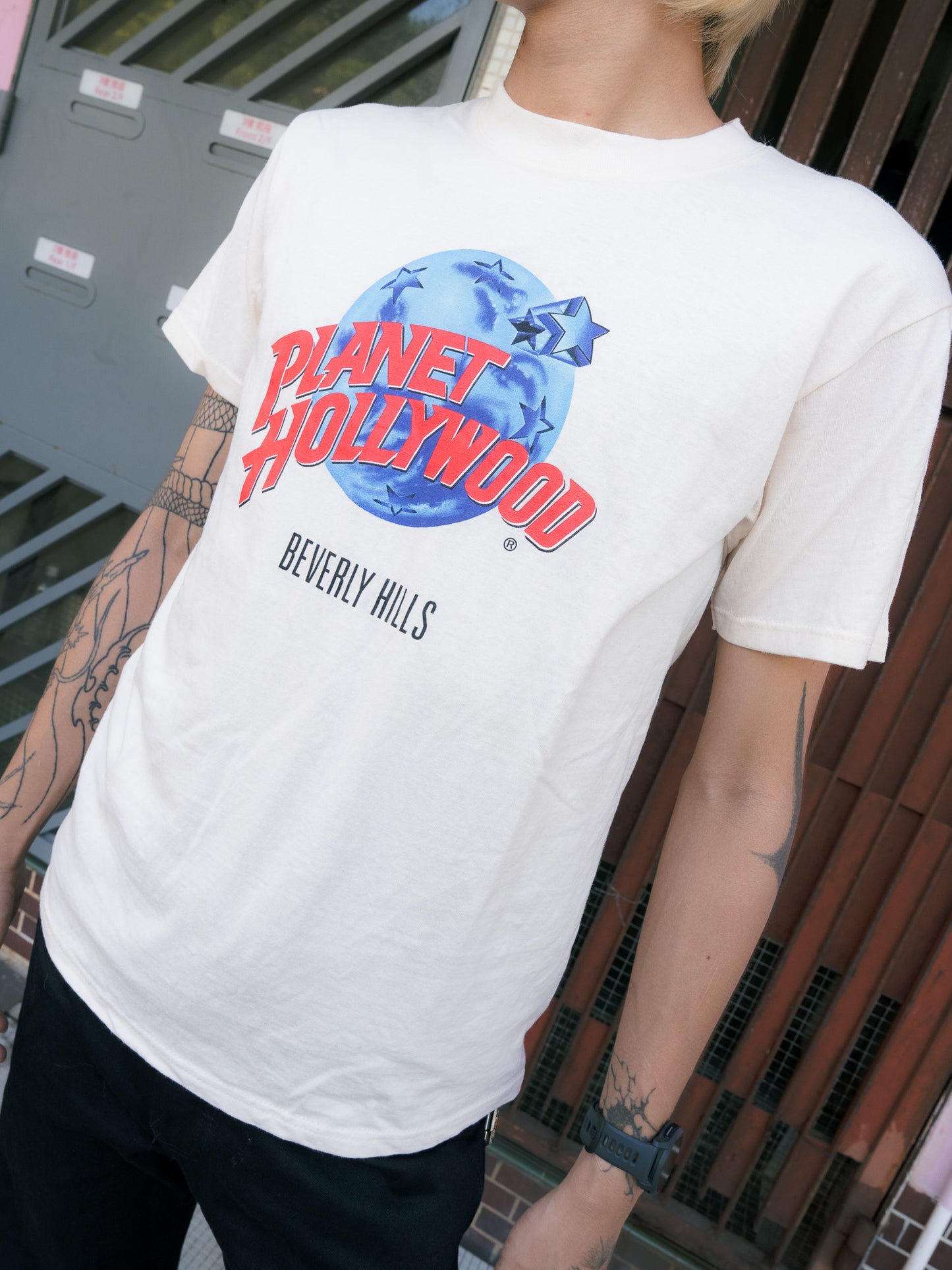 1991 Planet Hollywood Beverly Hills Tee