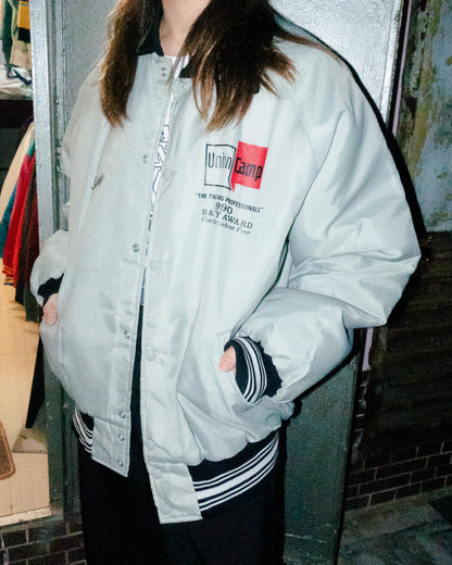 1990 年代“ART-FLO” UNION CAMP' 緞面夾克
