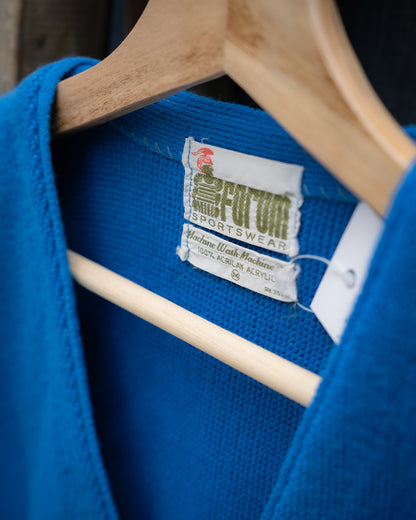 1960-70s "FORUM SPORTSWEAR" Acrylic Knit Cardigan