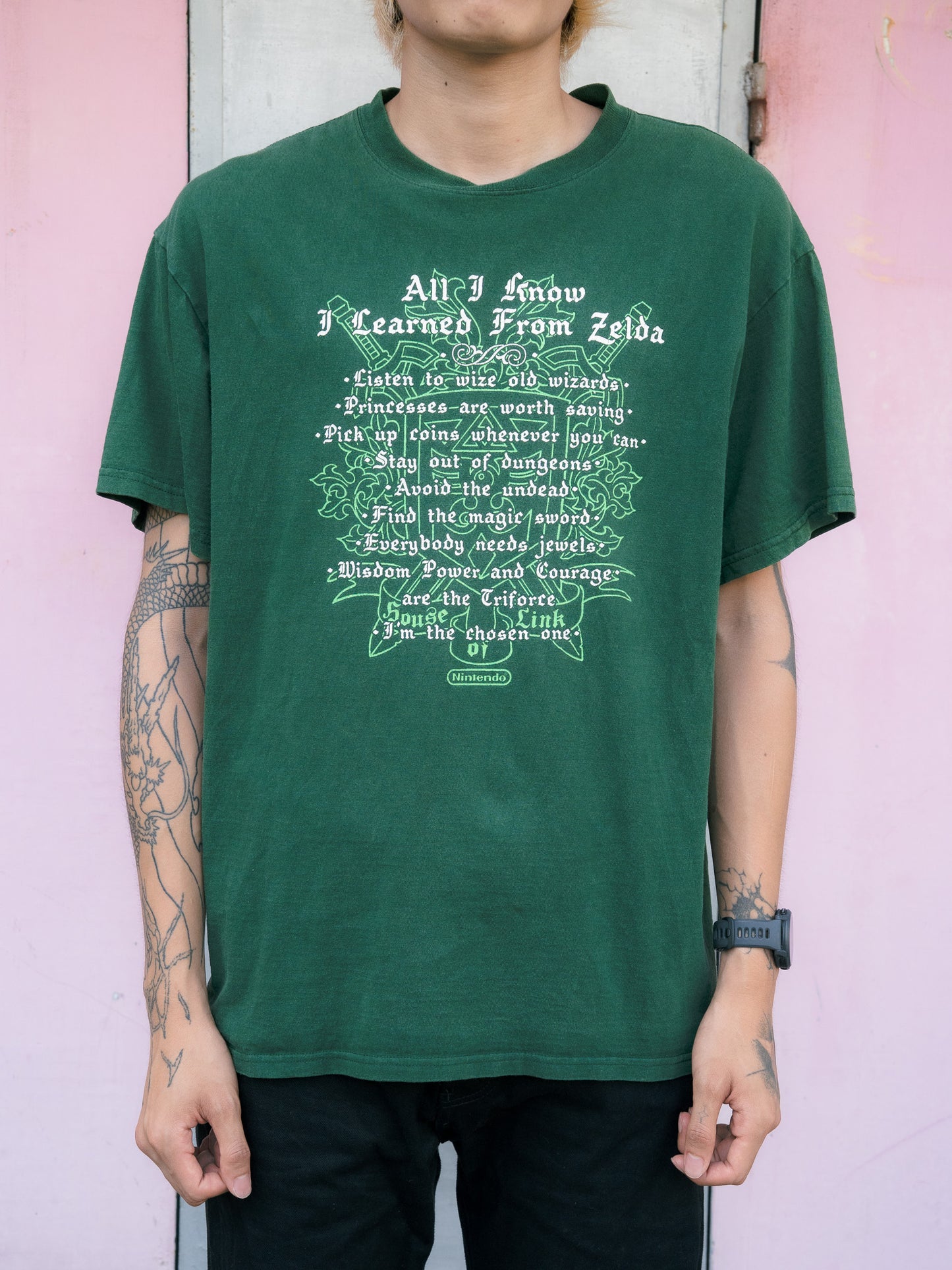 Late 2000s "DELTA" Nintendo The Legend of Zelda Tee