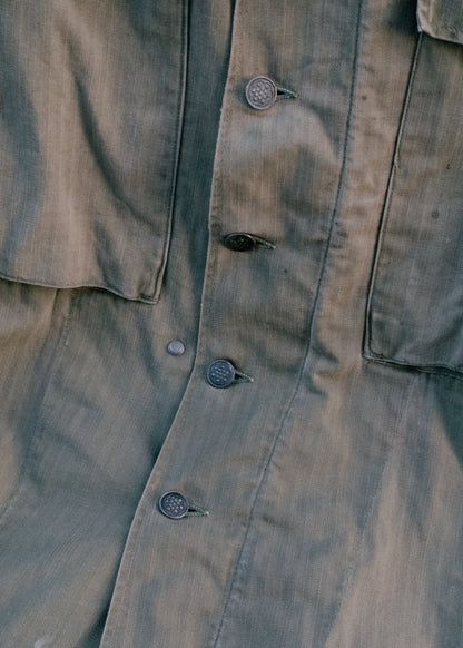 1940s U.S. Army M-43 HBT Fatigue Shirt