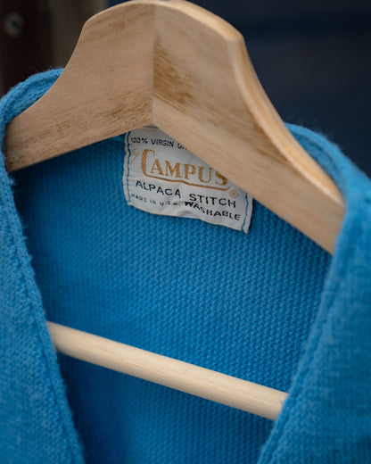 1960s "CAMPUS" Alpaca Stitch Knit Cardigan