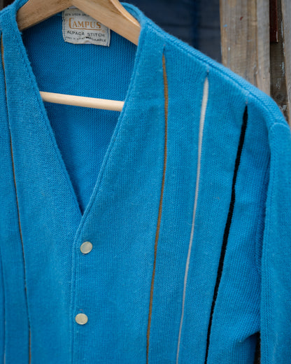 1960s "CAMPUS" Alpaca Stitch Knit Cardigan
