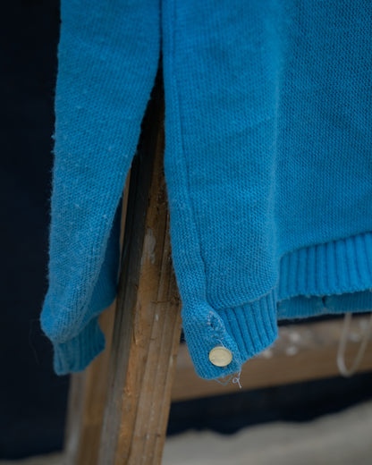 1960s "CAMPUS" Alpaca Stitch Knit Cardigan