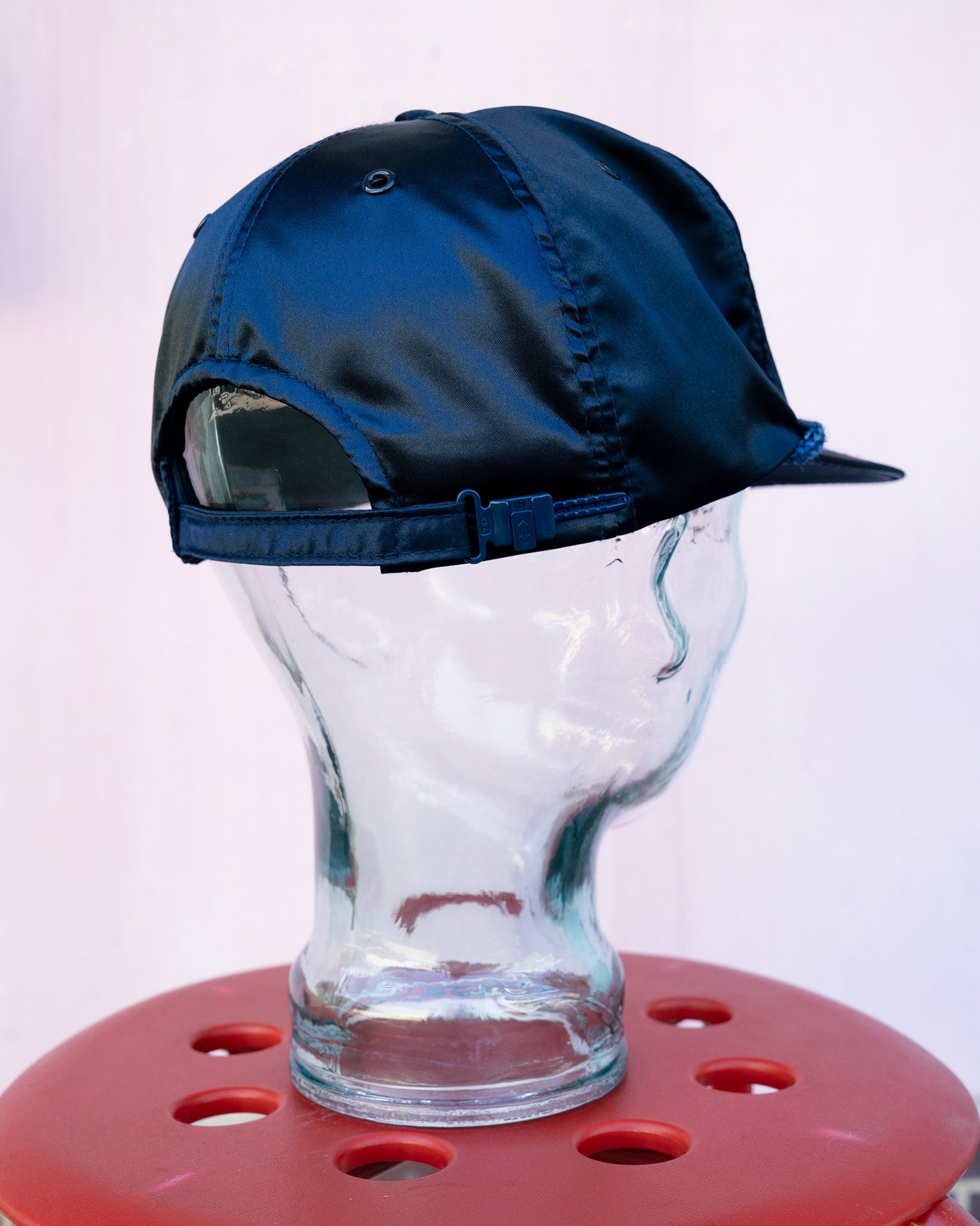 Late 1980s "NISSIN" FORT BRAGG Rope Satin Zipback Cap