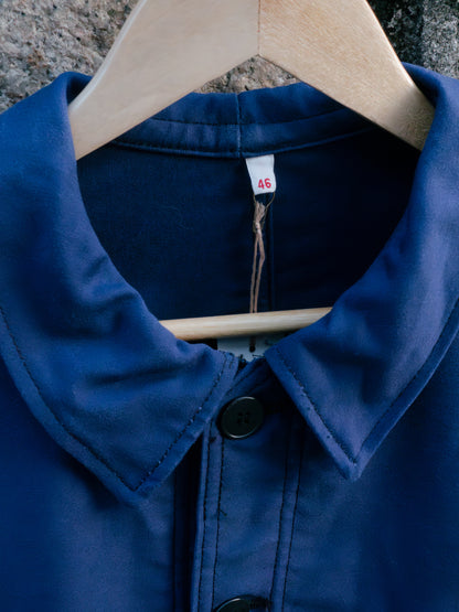 1960s French "Adolphe Lafont" Indigo Moleskin Jacket